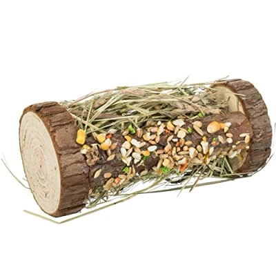 Afbeelding van Trixie Houten toren met bergweidehooi