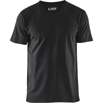 Afbeelding van Blaklader T Shirt, V hals 3360 1029 Zwart XS