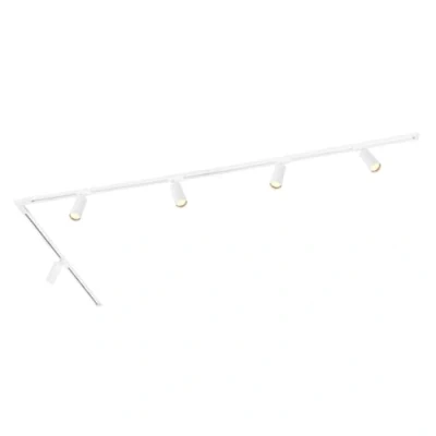 Afbeelding van Ledvion LED Railverlichting 3M + 5 Railspots (5W, 2700K, Wit, Dimbaar), 1 Fase Railarmatuur, Railverlichtingsarmatuur, Railspot Armatuur