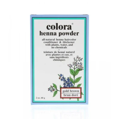 Afbeelding van Colora Henna Kleurpoeder Gold Brown 60 gr