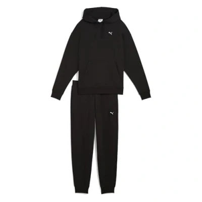 Afbeelding van Puma Loungewear Sweat Suit Comfort FL cl Dames Trainingspak Black