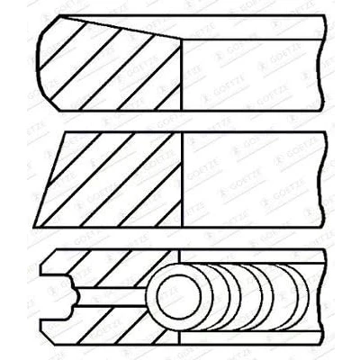 Afbeelding van Goetze Engine Zuigerveren 08 447400 00
