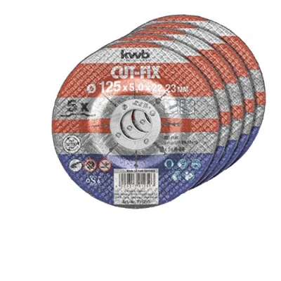 Afbeelding van kwb 791295 Doorslijpschijf recht 125 mm 5 stuk(s) Metaal