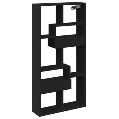 Afbeelding van vidaXL Wandkast 50x15x100 cm bewerkt hout zwart