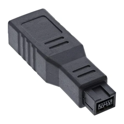 Afbeelding van InLine FireWire adapter (FireWire), Data + Video Adapter, Zwart