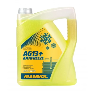 Afbeelding van MANNOL AG13+ Advanced MN4014 5 Anti vries/koelvloeistof G13 Geel VOLKSWAGEN: Caddy 3, Golf 7, Polo V Hatchback, AUDI: A3 A6 C7 Avant