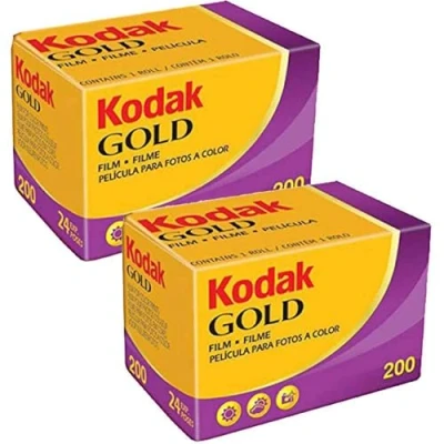 Image de Kodak Gold 200 pellicule couleur 135 (35 mm) ISO 24 2 rouleaux