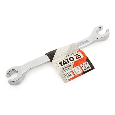 Afbeelding van YATO YT 0137 Remleiding sleutel 13x14 Verchroomd Chroom vanadium staal