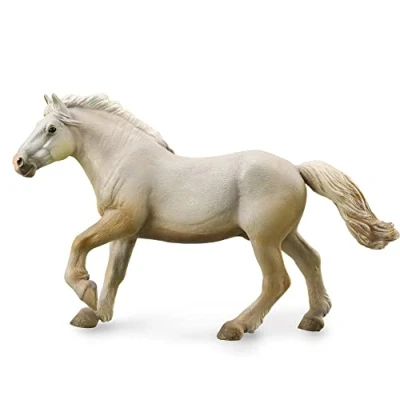 Afbeelding van Collecta Speelfiguur Paard In Galop Creme 20 X 12 Cm