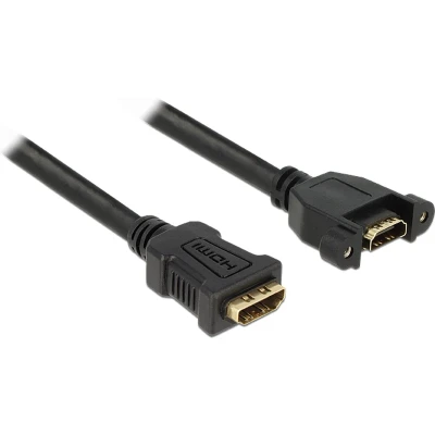 Afbeelding van HDMI (v) koppelstuk / inbouw versie 1.4 (4K 30Hz) 0,25 meter