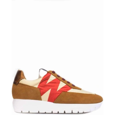 Afbeelding van Wonders Odisei dames sneaker bruin maat 36 (EU) 3 (UK)