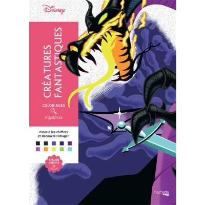 Image de Coloriages mystères Disney Créatures fantastiques