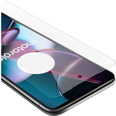 Afbeelding van Cadorabo Screenprotector geschikt voor Motorola EDGE 30 PRO / EDGE+ Pantser film Beschermende in KRISTALHELDER Geharde (Tempered) display beschermglas 9H hardheid met 3D Touch