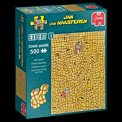 Afbeelding van Jan Van Haasteren Puzzel Expert Overal Cadeautjes 500 Stukjes