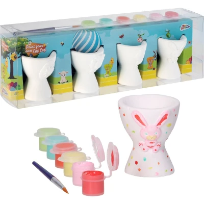 Afbeelding van Grafix Schilderset paasdopjes per set van 4