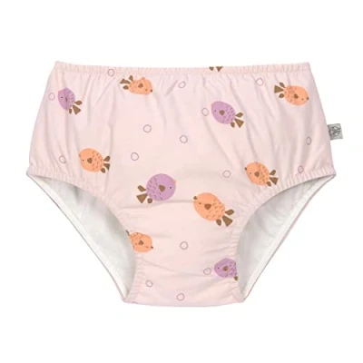 Afbeelding van Lässig Zwembroekje met luier Splash &amp; Fun Fish light pink, 03 06 mnd. Maat 62/68