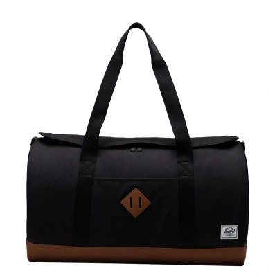 Afbeelding van Herschel Supply Co. Heritage Duffle black/saddle brown Weekendtas