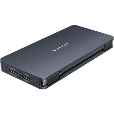 Afbeelding van HYPER HyperDrive Silicon Motion Docking USB C dockingstation Geschikt voor merk: Universeel Power Delivery