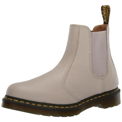 Afbeelding van Dr. Martens Korte laarzen, Dames, Maat: 37, Vintage taupe Leer en textiel