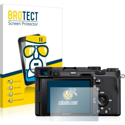 Afbeelding van BROTECT Screenprotector voor Sony A7C Folie Beschermfolie Beschermglas transparant
