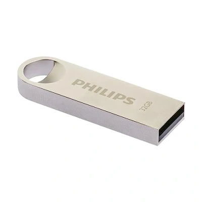 Afbeelding van USB stick 2.0 Philips moon vintage silver 32GB