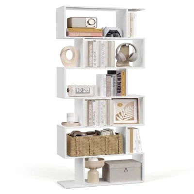 Afbeelding van Nancy&#039;s Boekenkast Vintage Kast Voor Boeken Opbergkast Rechthoekige Vakken