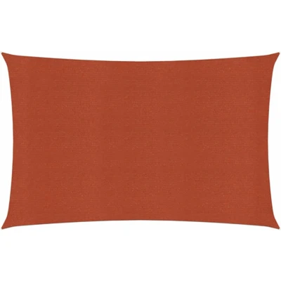 Afbeelding van Zonnezeil 160 g/m 2,5x5 m HDPE terracottakleurig