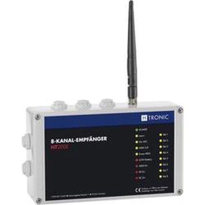Afbeelding van H Tronic HT200E Radiografische ontvanger 8 kanaals Frequentie: 868.35 MHz, 869.05 869.55 MHz 12 V Bereik max. (in het vrije veld): 200 m