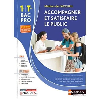 Afbeelding van Accompagner et satisfaire le public 1e tle bac pro