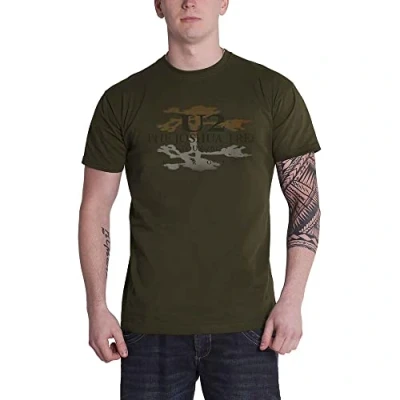 Afbeelding van U2 Heren Tshirt L Joshua Tree Logo 2017 Groen