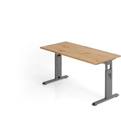 Afbeelding van MEGA 614 G Bureau Tafelhoogte I In hoogte verstelbaar Kleur/Grafiet 140 x 67