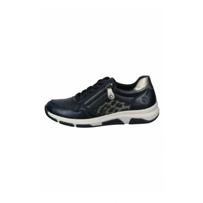 Afbeelding van Remonte Sneakers laag, Dames, Maat: 39, schwarz gold Kunststof