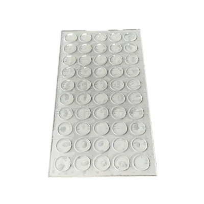 Afbeelding van Zelfklevende Stootdopjes Deurstoppers Deurbuffers 9mm Dia Transparant 50 Stuks