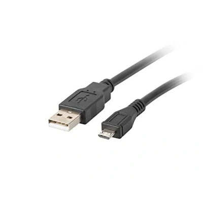 Afbeelding van Lanberg CA USBM 10CC 0003 BK (0.30 m, USB 2.0), kabel