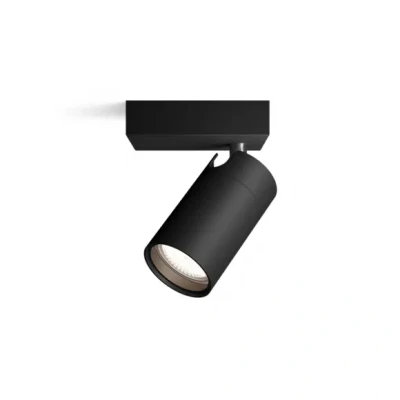 Afbeelding van Philips Idris Spot Spatwaterdicht IP44 Zwart 5W Badkamerlamp Eén lichtpunt Alleen geschikt voor LED spots