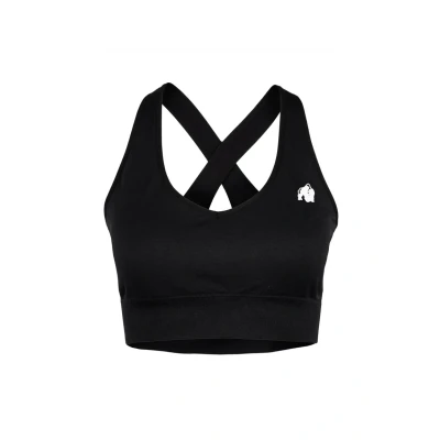 Afbeelding van Gorilla Wear Seamless Sportbh met medium support, Dames, Maat: Medium, Black