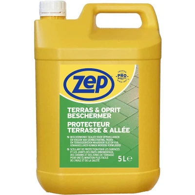 Afbeelding van Terras en opritbeschermer Zep 5 liter (Acrylcoating, Beschermt tegels voegen)