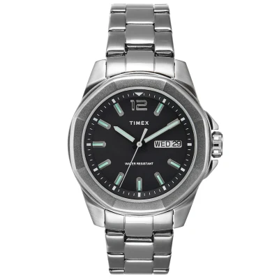 Afbeelding van Timex Essex Avenue TW2U14700 Horloge Staal Zilverkleurig Ø 46 mm