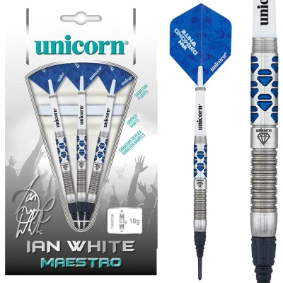 Afbeelding van Unicorn Ian White Maestro Phase 2 70% Soft Tip Dartpijlen