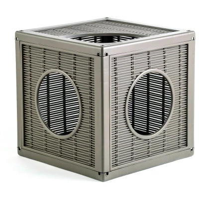 Afbeelding van Bama Pet Qublo Katten Kubus 35x35x35 cm Taupe