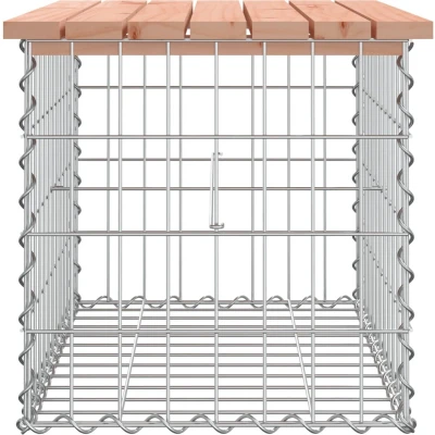 Afbeelding van Tuinbank schanskorfontwerp 63x44x42 cm massief douglashout