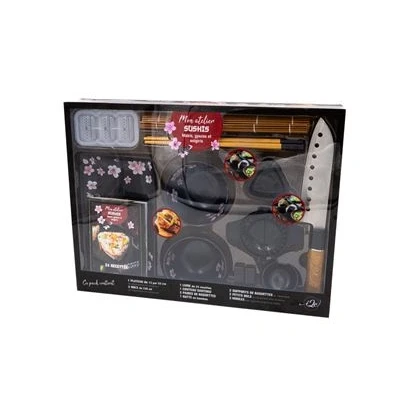 Image de Coffret Mon atelier sushis, makis, gyozas et onigiris 2024
