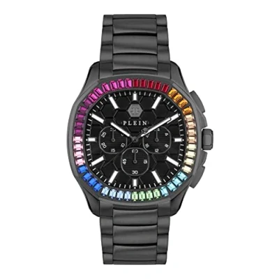 Afbeelding van Philipp Plein $keleton $pectre PWSAA0723 Horloge Staal Zwart Ø 44 mm