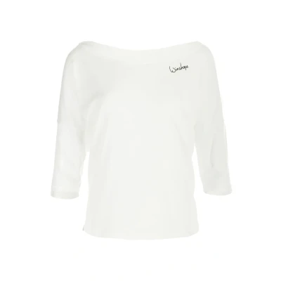 Afbeelding van Winshape 3/4 ARM Sport Tshirt, Dames, Maat: XXL, Vanilla