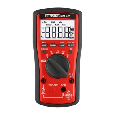 Afbeelding van Benning MM 2 Multimeter Digitaal CAT II 1000 V, III 600 IV 300 V Weergave (counts): 6000