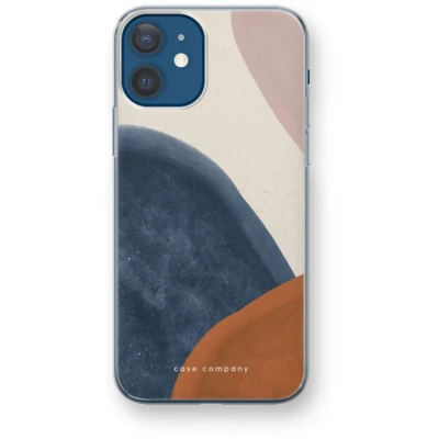Afbeelding van Case Company® hoesje geschikt voor iPhone 12 mini Geo #1 Soft Cover Telefoonhoesje Bescherming aan alle Kanten en Schermrand