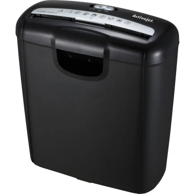 Afbeelding van Activejet ASH 1201D papier en documentenvernietiger, zwart, zilver