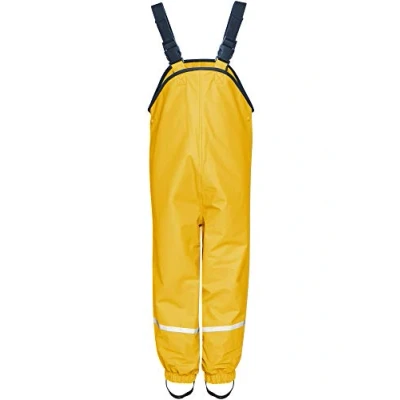 Afbeelding van Playshoes Lined Rainpants GEFÜTTERTE Regenhose Unisex Regenbroek voor kinderen, Maat: 80, Gelb