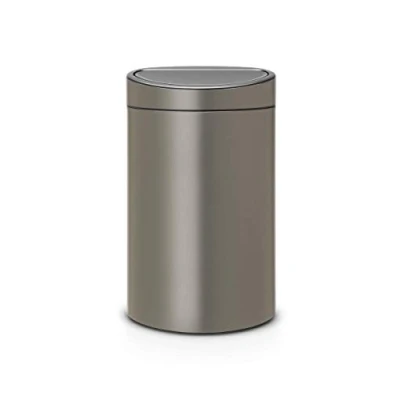 Afbeelding van Brabantia Touch Bin Prullenbak 10+23 liter Afvalscheiding Platinum