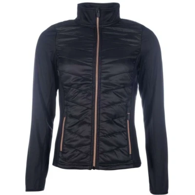 Afbeelding van HKM Jas Prag Nylon Zwart/Rosegoud M